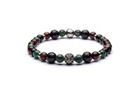 Bracelet Antracite Classic in Pierres semi-précieuses C24 ANTIGUA